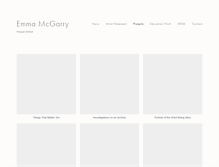 Tablet Screenshot of emmamcgarry.com